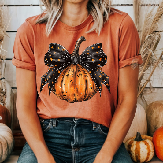 STAR PUMPKIN TEE | HEATHER AUTUMN