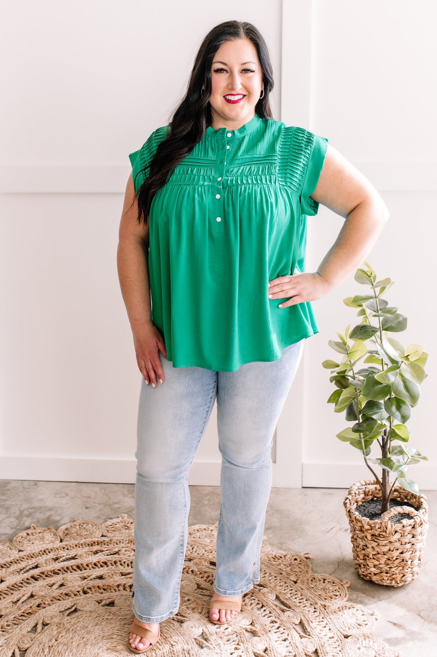 SPRING GREEN BLOUSE