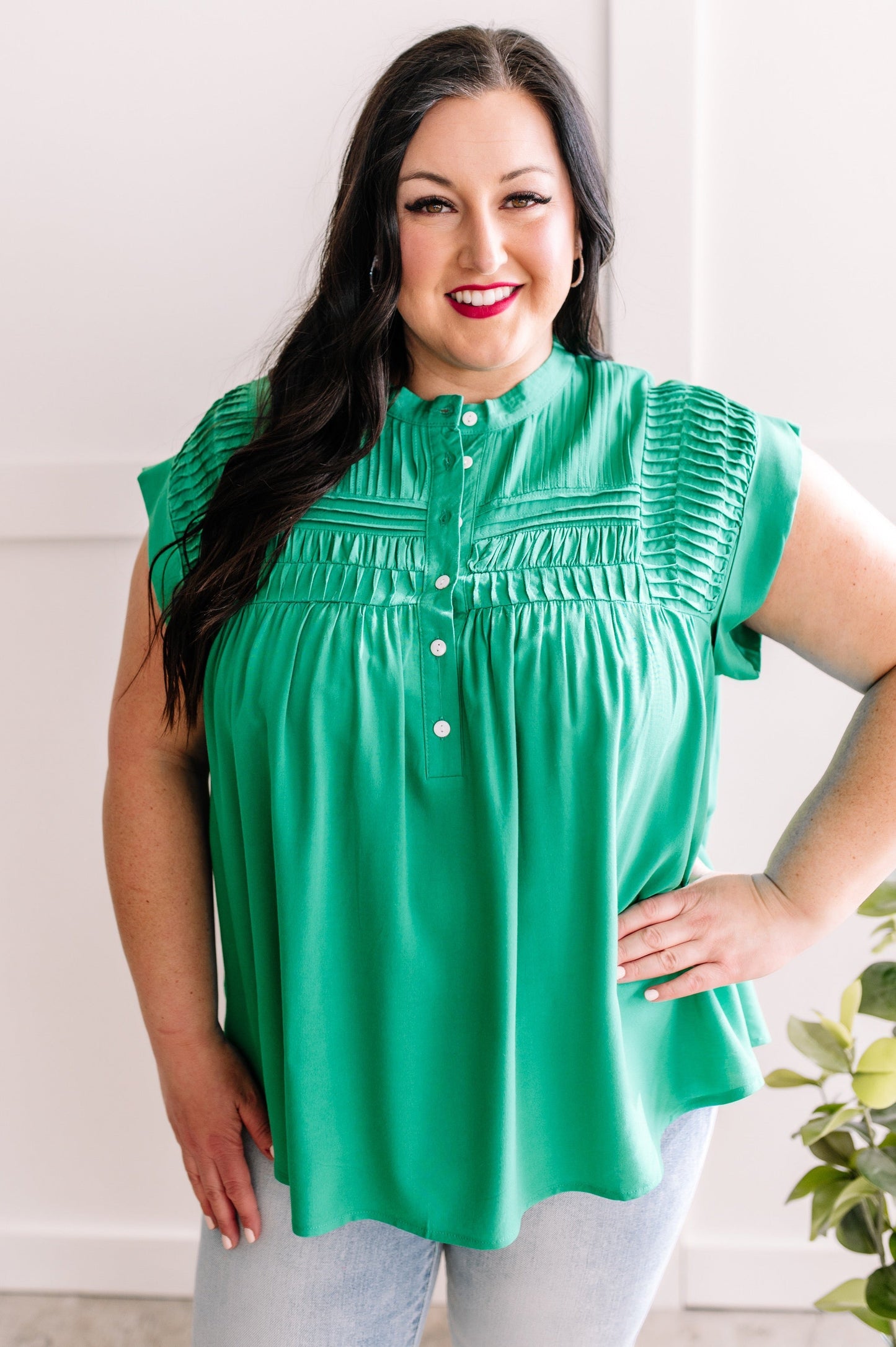 SPRING GREEN BLOUSE