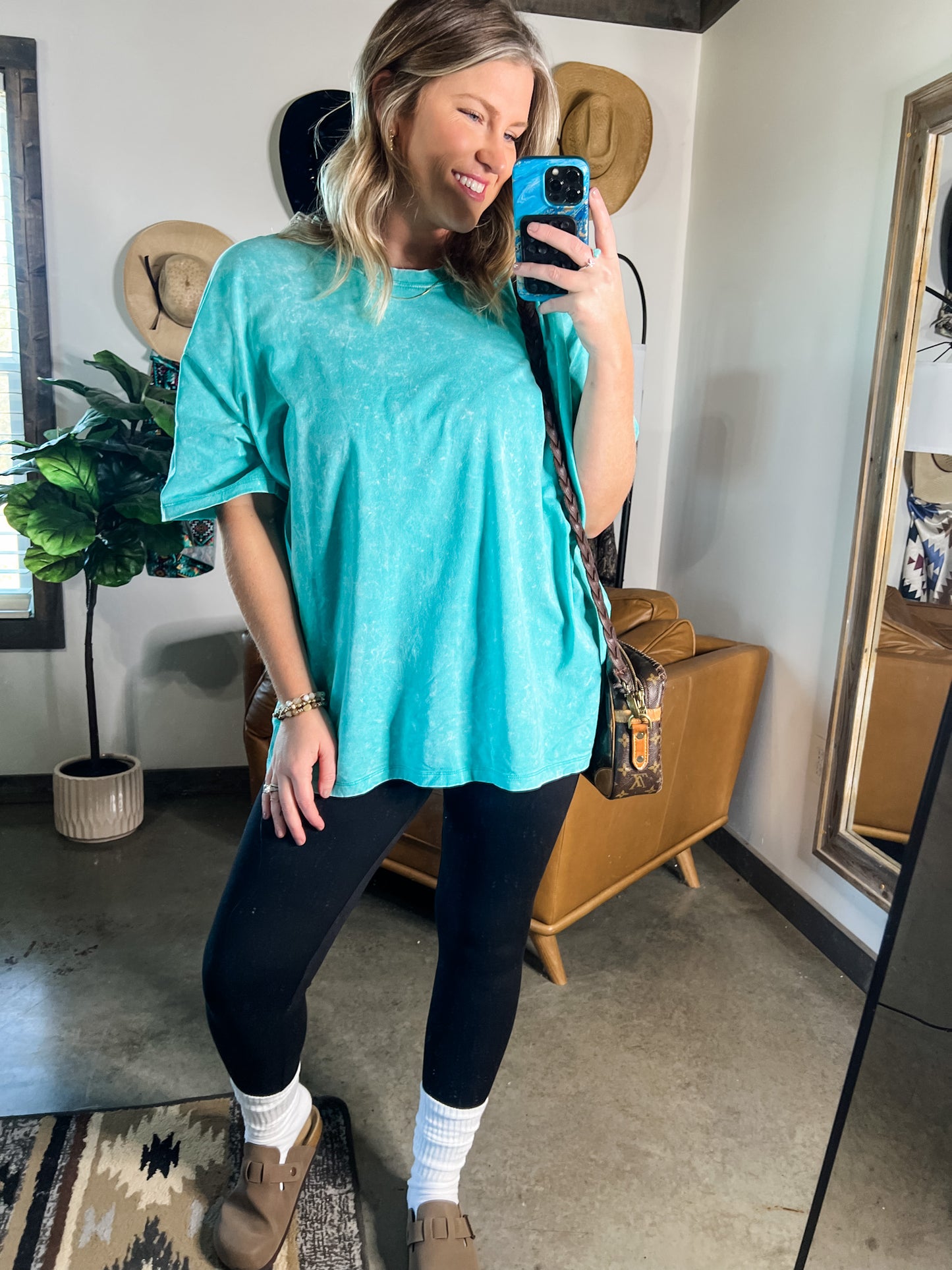 OVERSIZED MINERAL WASHED TEE | 3 COLORS