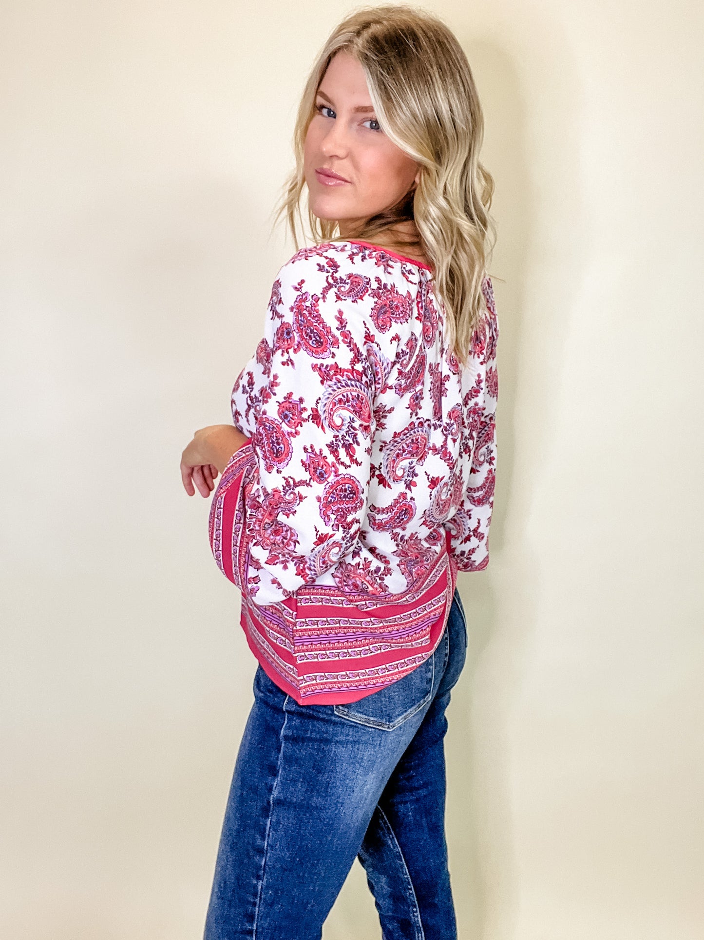 MAKE A STATEMENT PAISLEY TOP