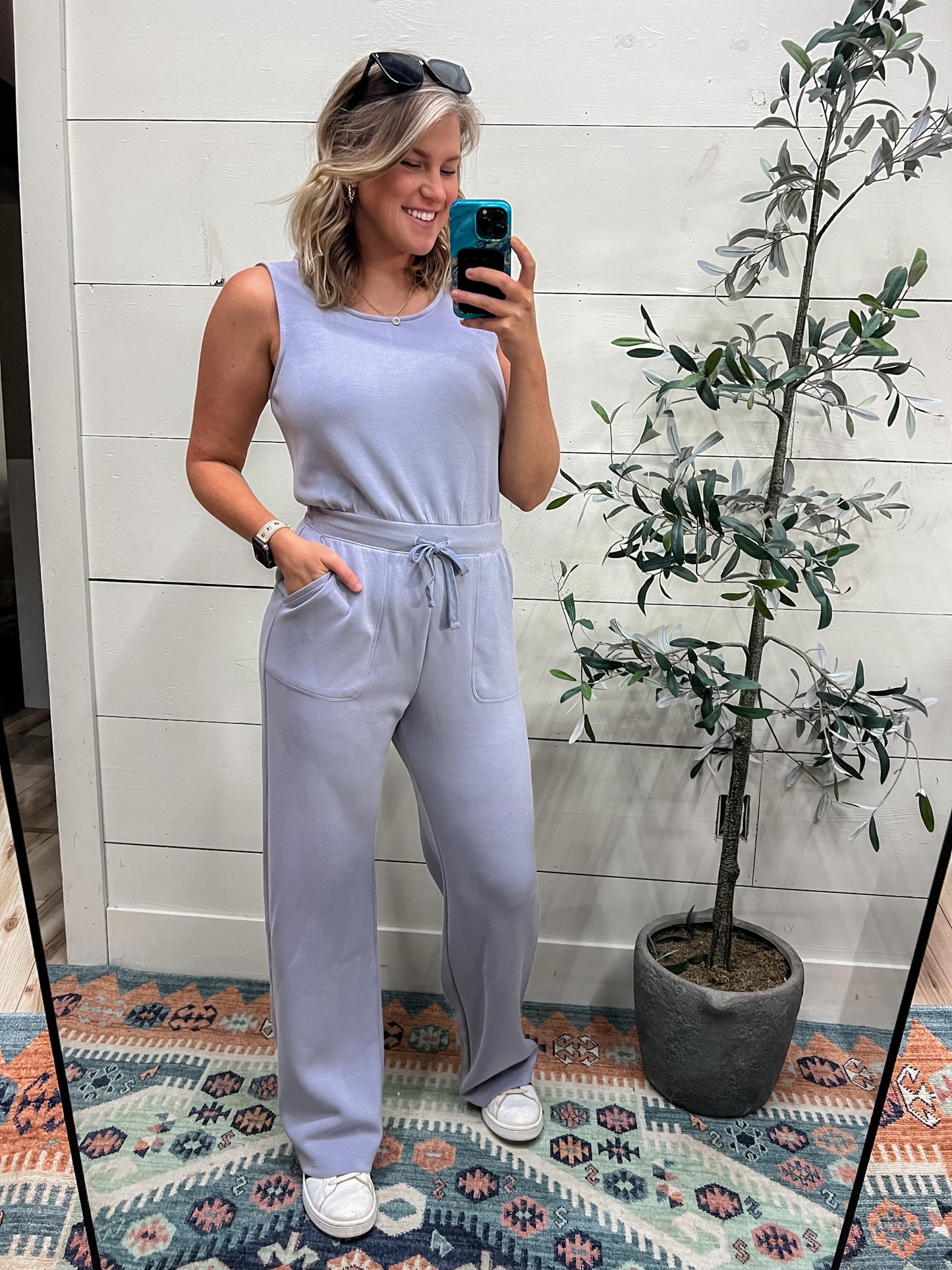 MYSTIC GREY MODAL JUMPSUIT