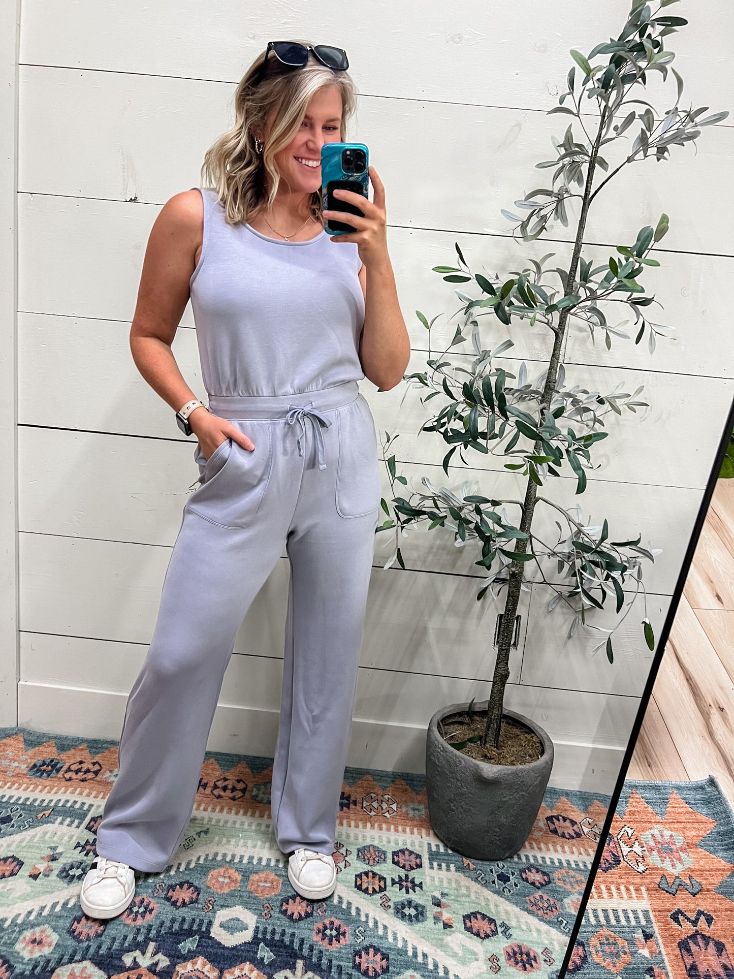 MYSTIC GREY MODAL JUMPSUIT