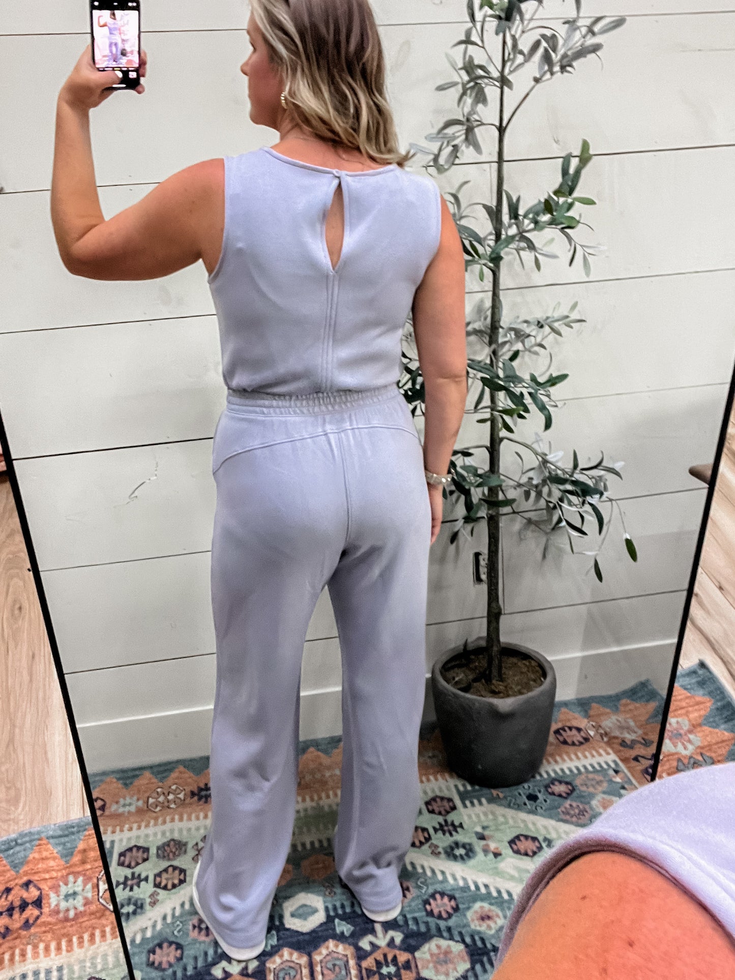 MYSTIC GREY MODAL JUMPSUIT