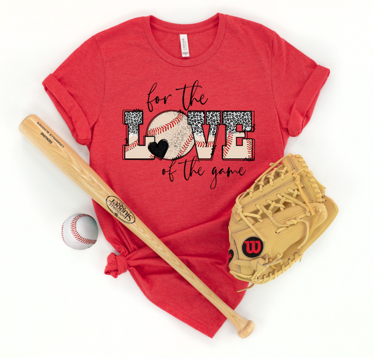 FOR THE LOVE OF THE GAME | Red Tee