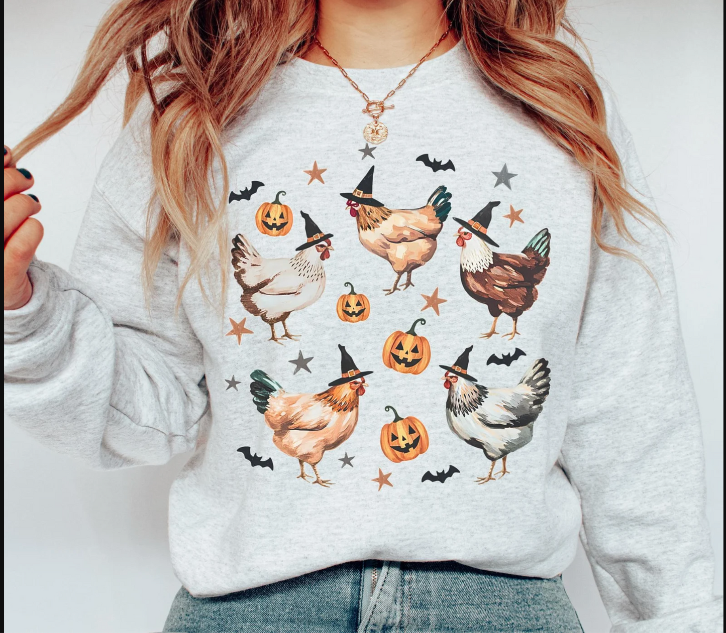 FALL CHICKEN SWEATSHIRT