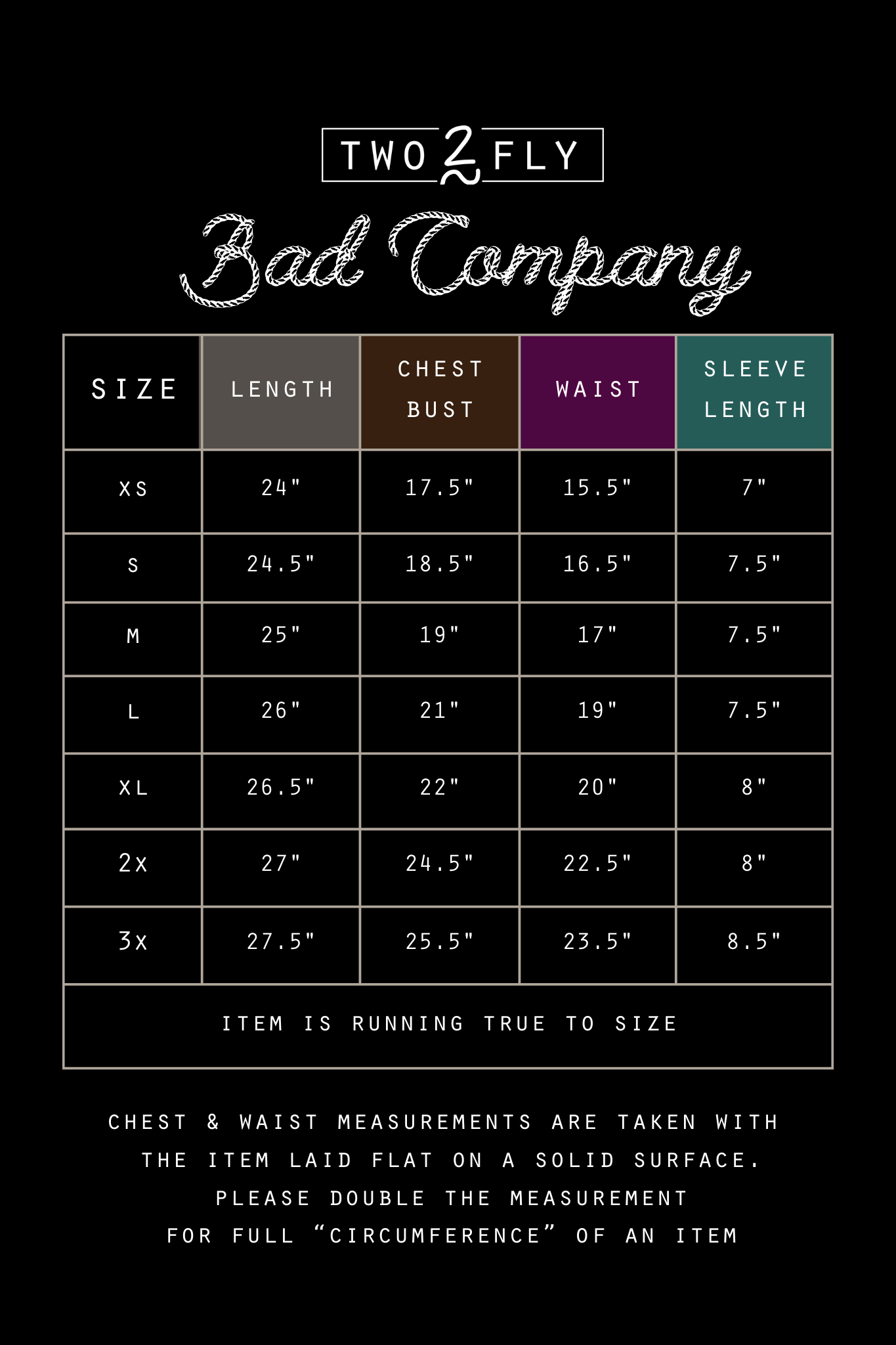 BAD COMPANY [S/XL/3X ONLY]